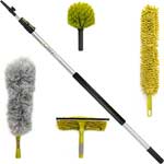 DocaPole Multipurpose Window Cleaning and Dusting Tool with Extension Pole