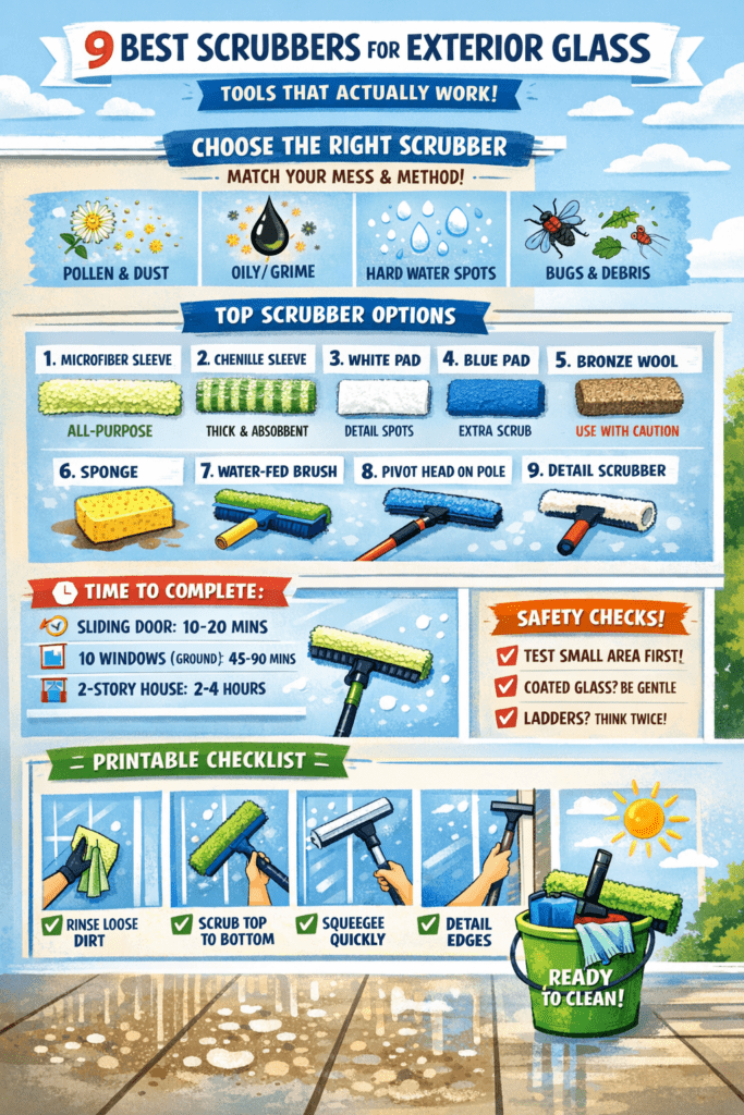 Infographic - Best Scrubber for Cleaning Windows