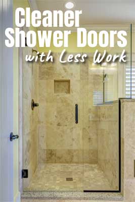 How to Efficiently Clean Shower Doors with Less Work