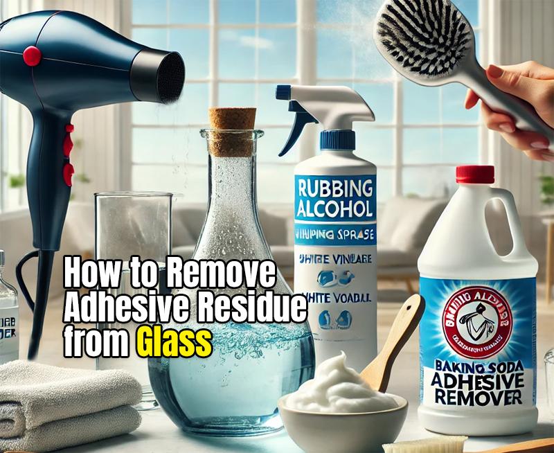 Effective Strategies for Removing Adhesive Residue from Glass